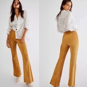 Free People Golden Flare Corduroy Pants